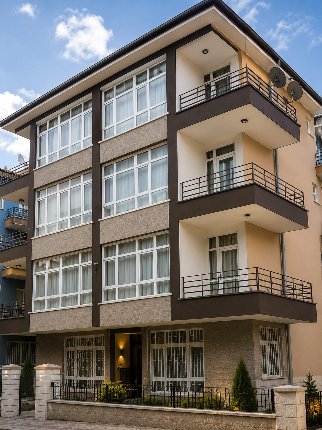 Çok Katlı Yapı Yenileme tamamlanmış hali