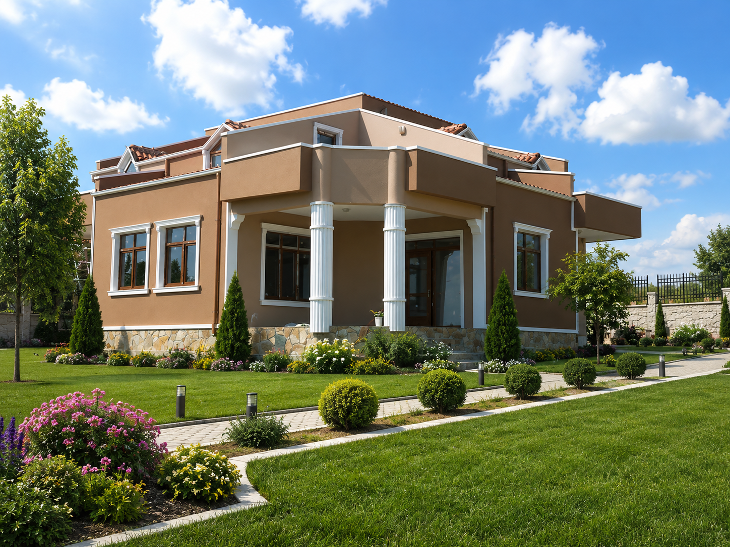 Villa yenileme projesi tamamlanmış hali